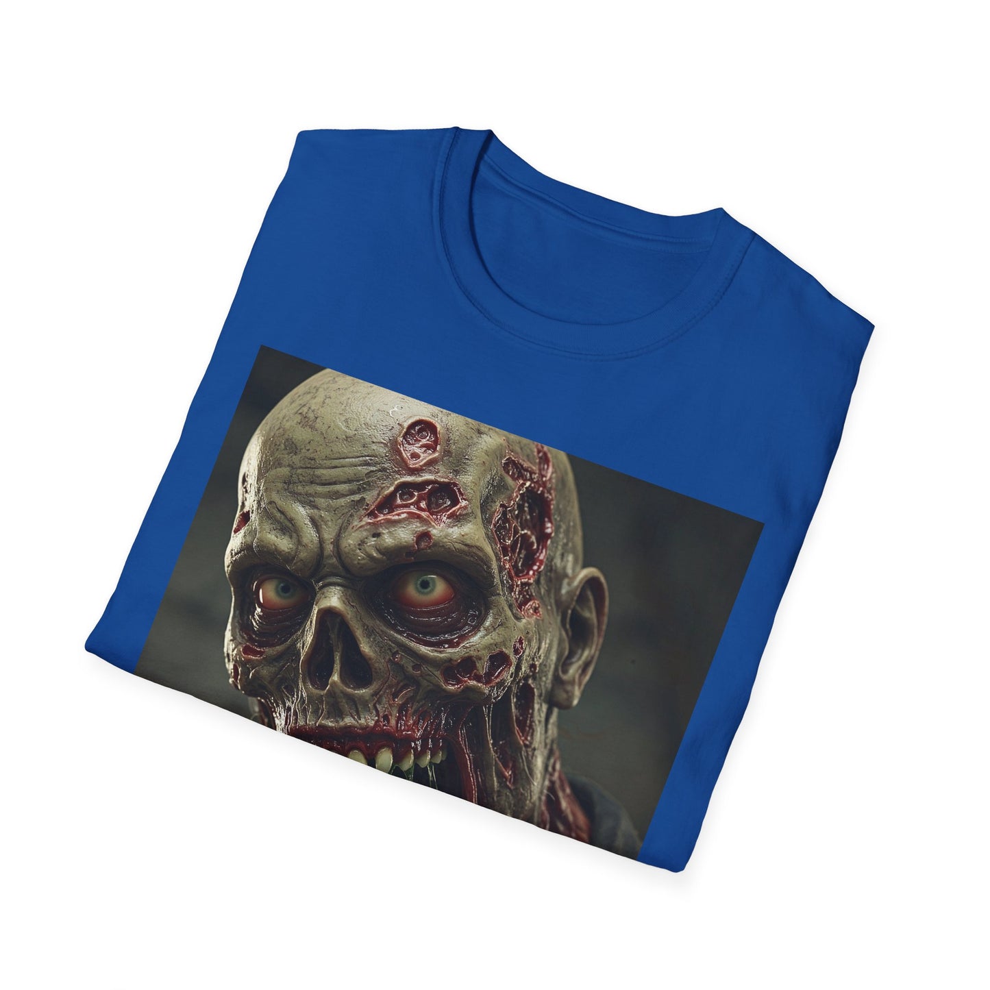 Apocalyptic Portrait Tee, bold, decaying zombie graphic