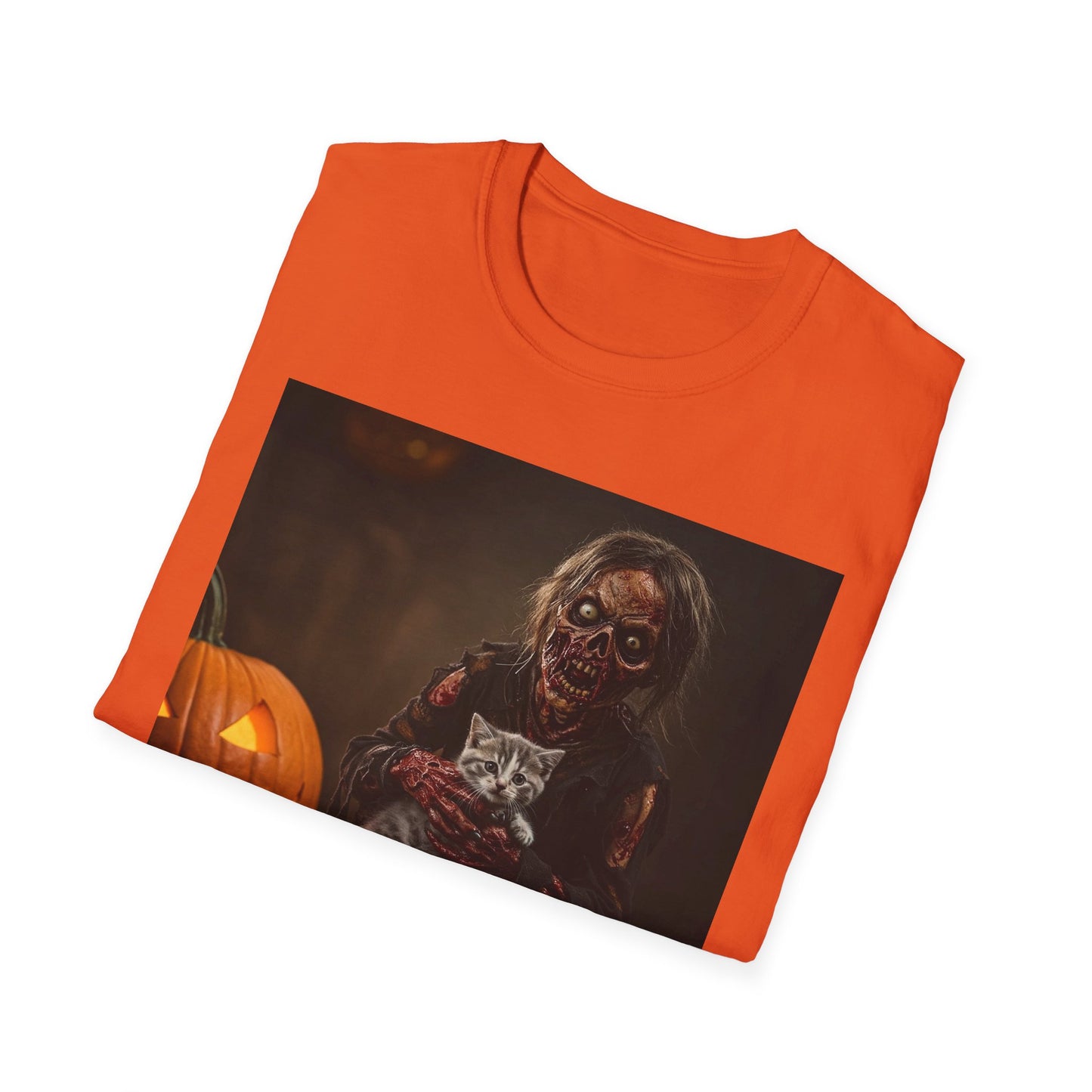 Apocalyptic Portrait Tee, bold, decaying zombie graphic