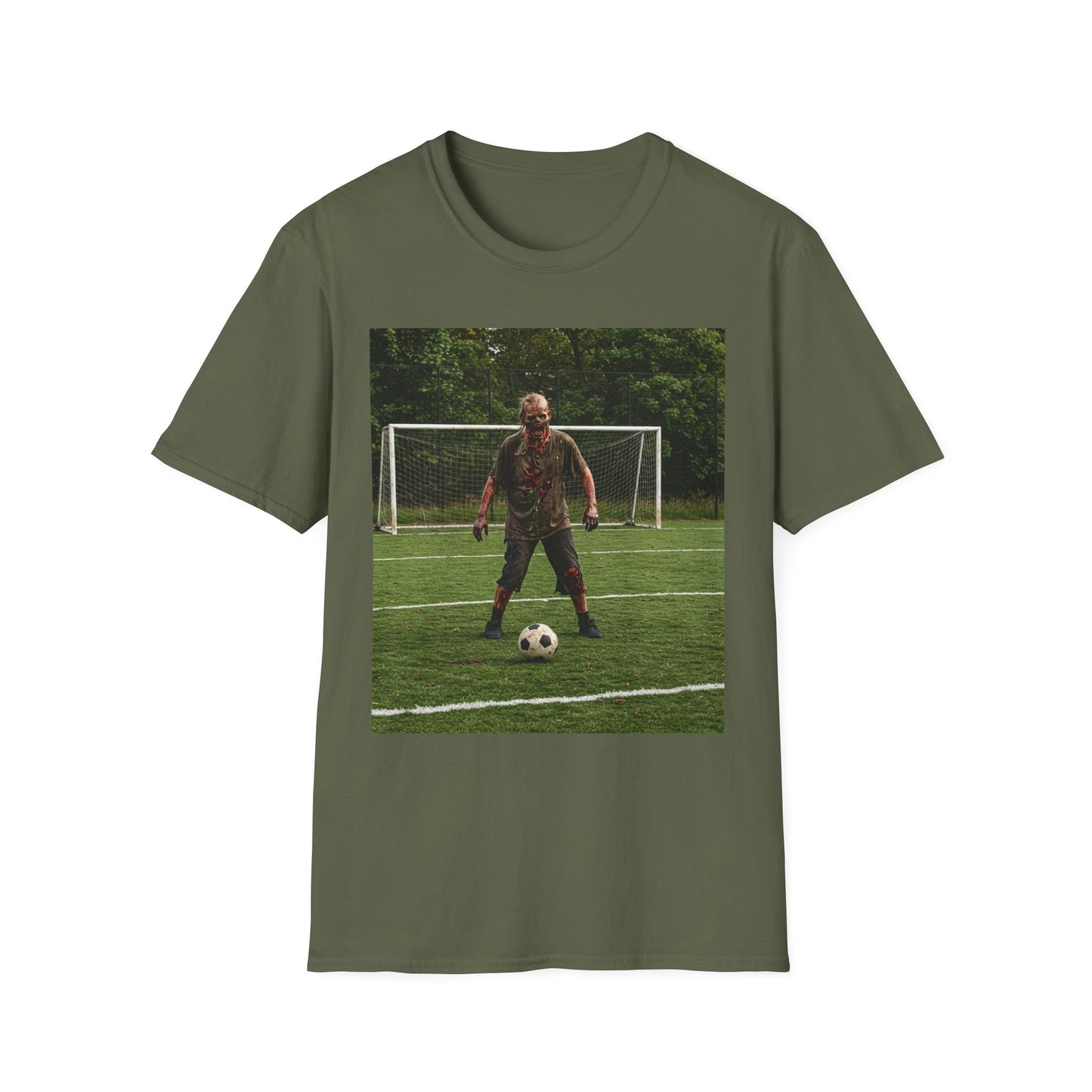 Soccer Themed Unisex Softstyle T-Shirt - Perfect for Sports Lovers