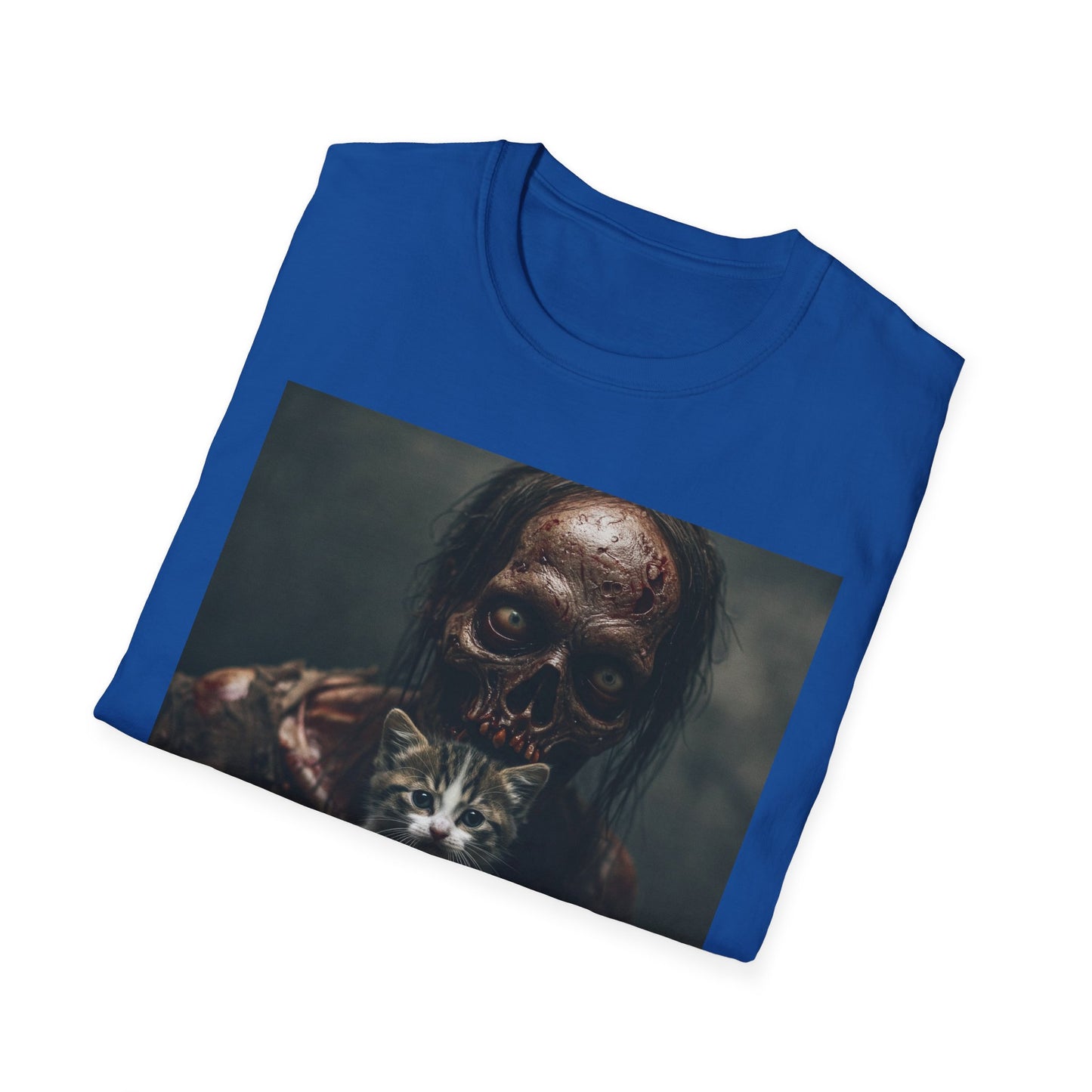 Apocalyptic Portrait Tee, bold, decaying zombie graphic