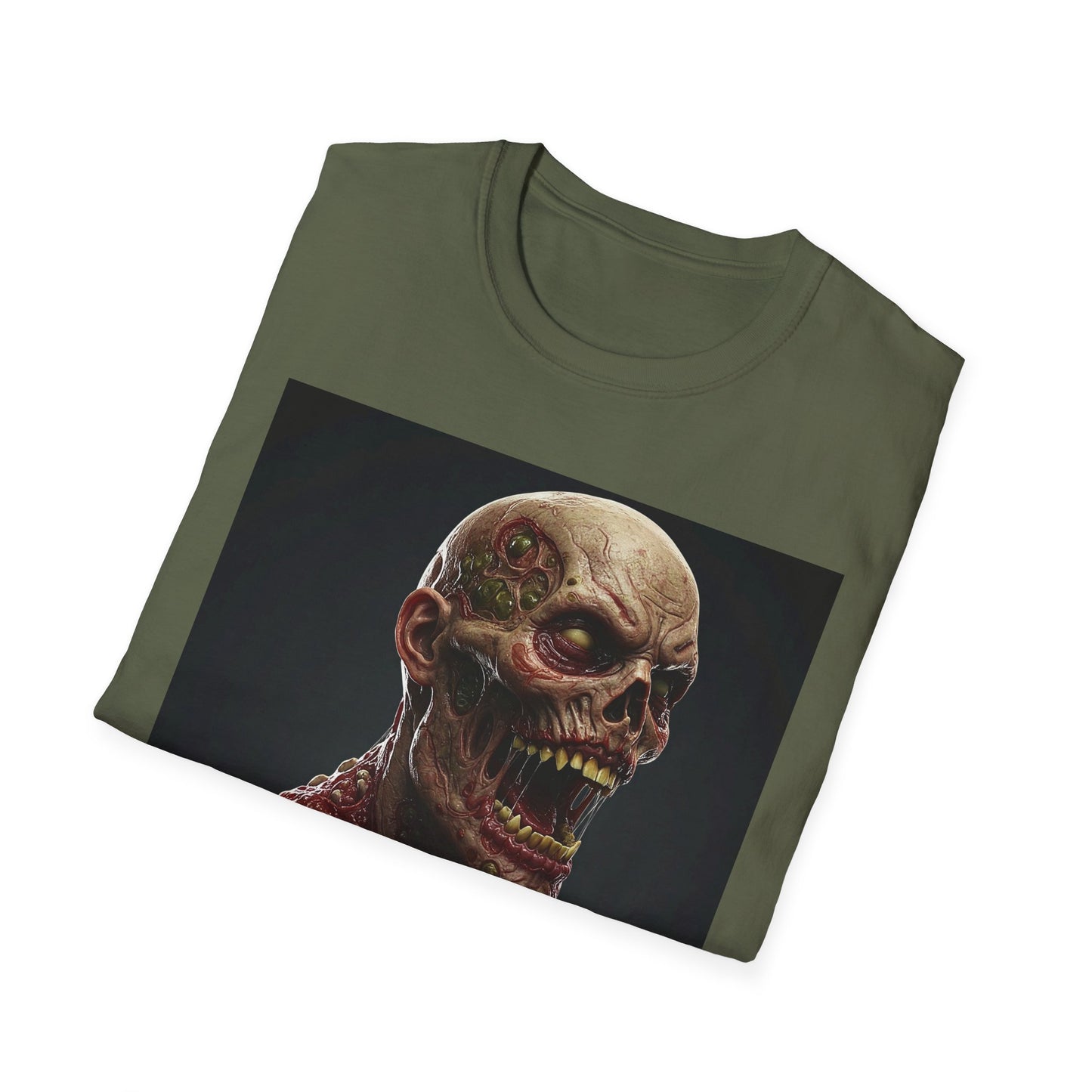 Zombie Graphic Unisex Softstyle T-Shirt | Horror Movie Fan Apparel