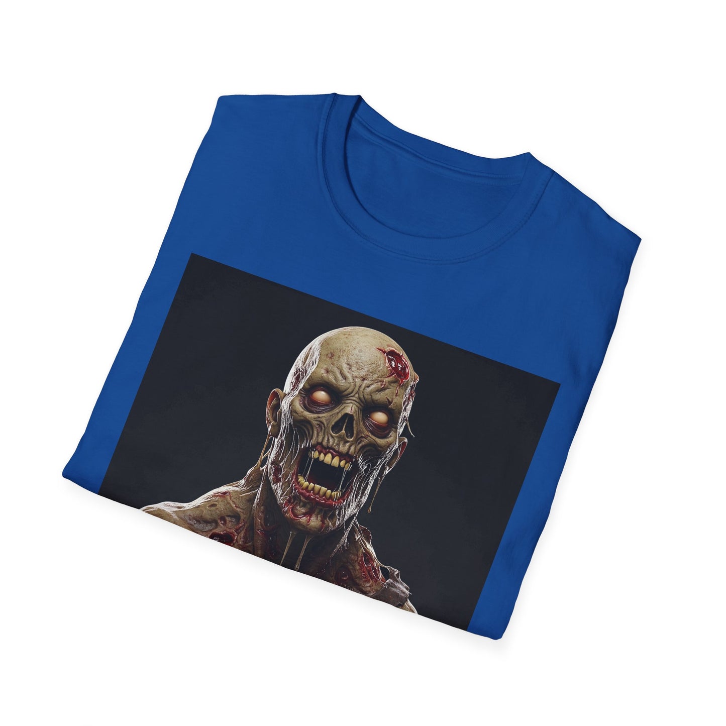 Apocalyptic Portrait Tee, bold, decaying zombie graphic