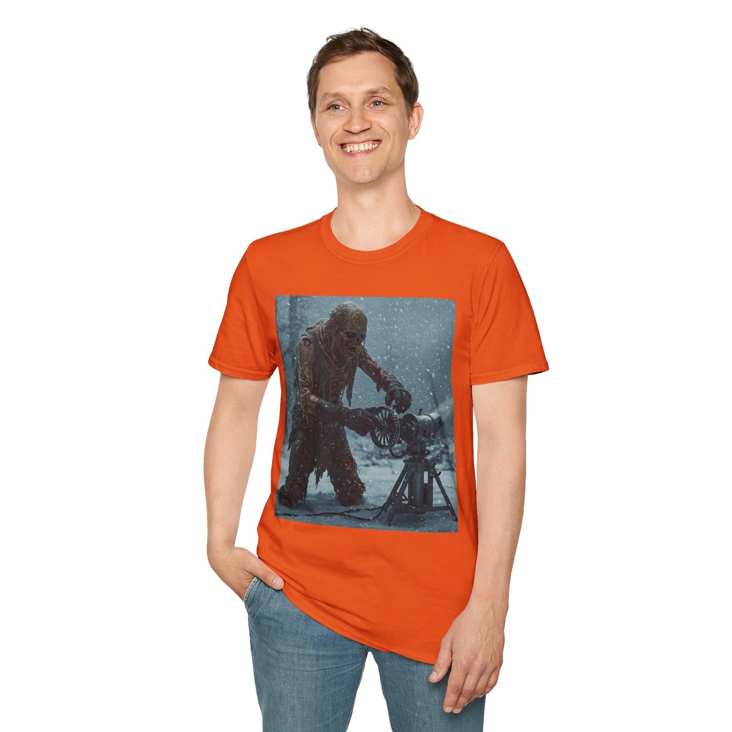 Unisex Softstyle T-Shirt | Snowy Scene Fan Tee