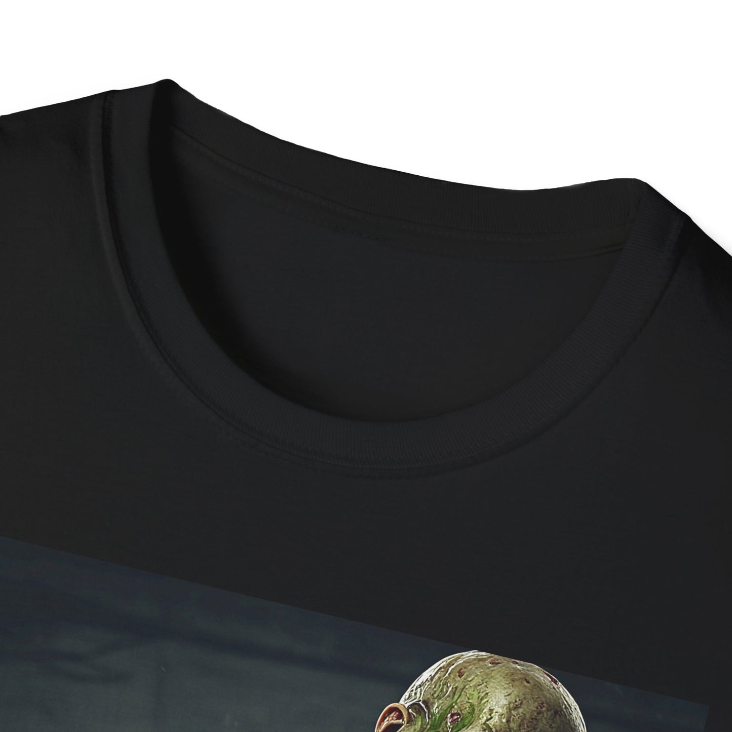 Zombie Graphic Unisex Softstyle T-Shirt - Perfect for Halloween and Horror Fans