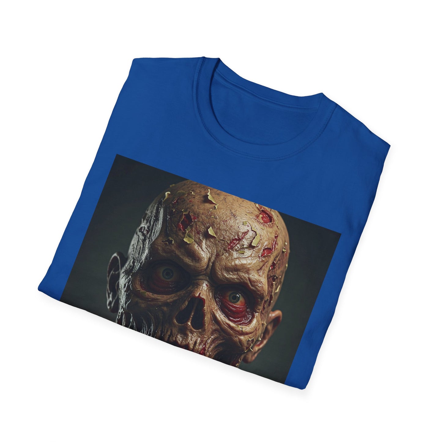 Apocalyptic Portrait Tee, bold, decaying zombie graphic