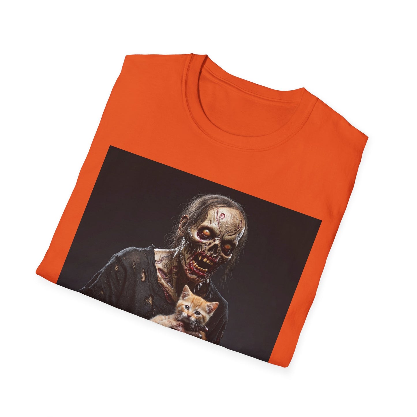 Apocalyptic Portrait Tee, bold, decaying zombie graphic