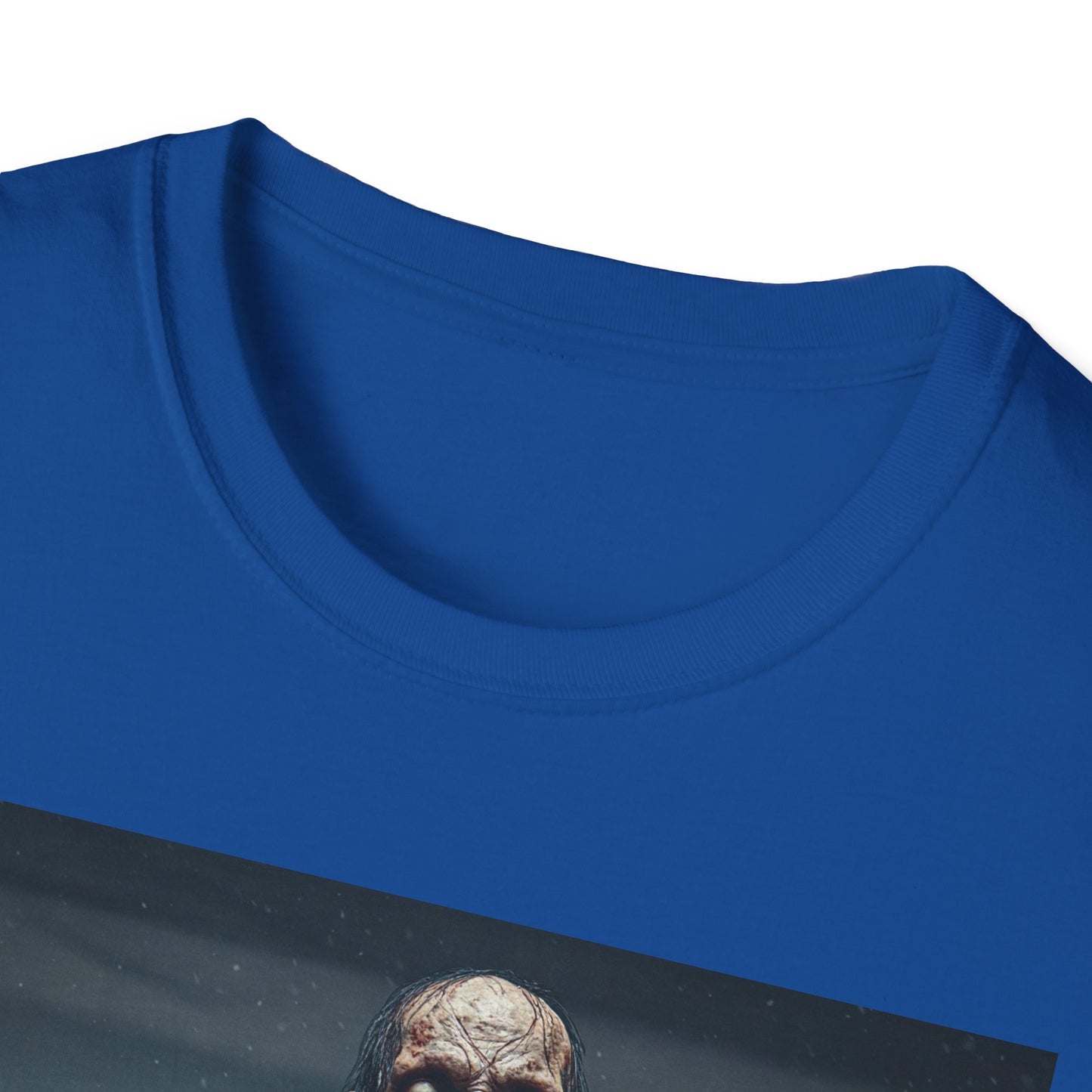 Apocalyptic Portrait Tee, bold, decaying zombie graphic