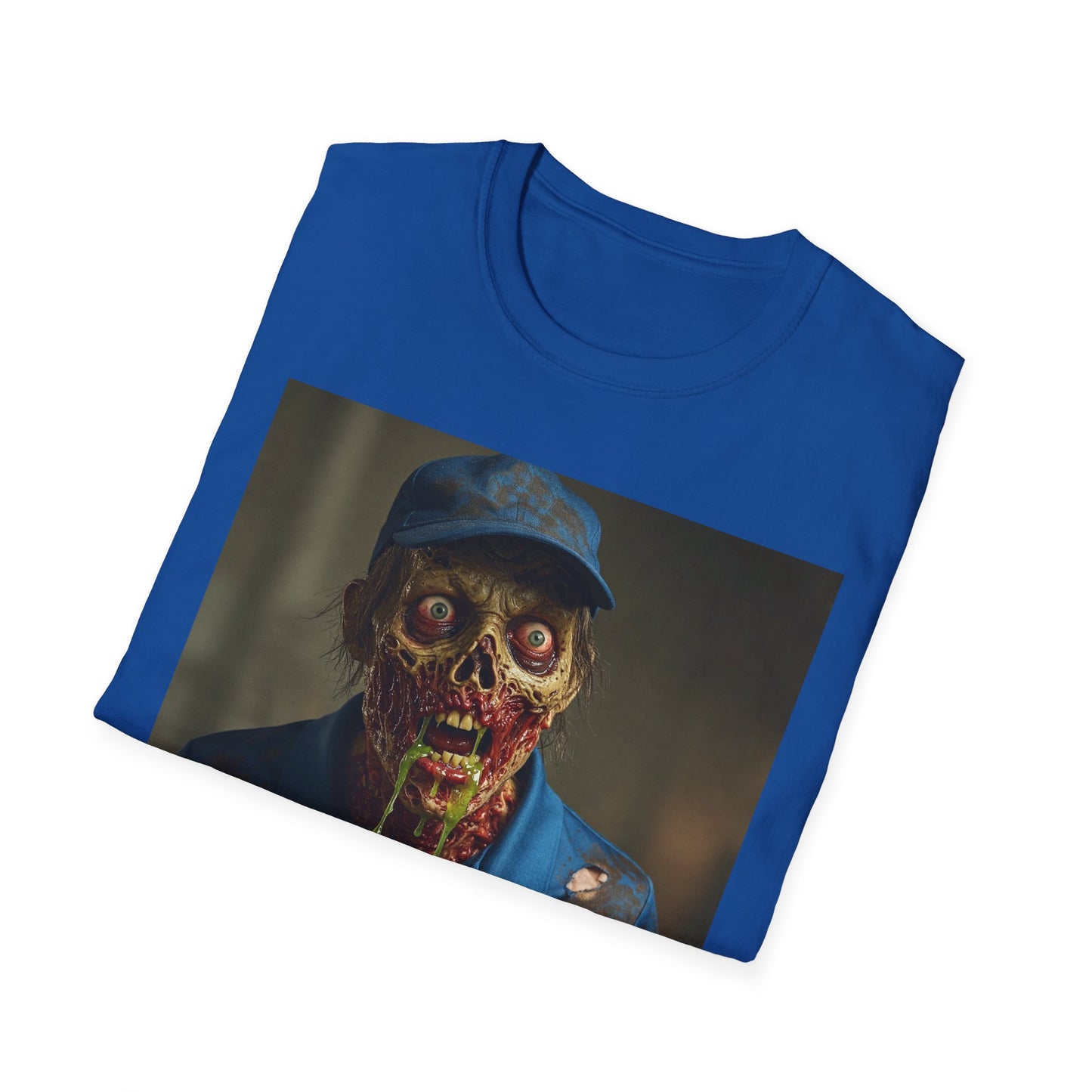 Horror Pizza Delivery Zombie T-Shirt - Unisex Softstyle Tee