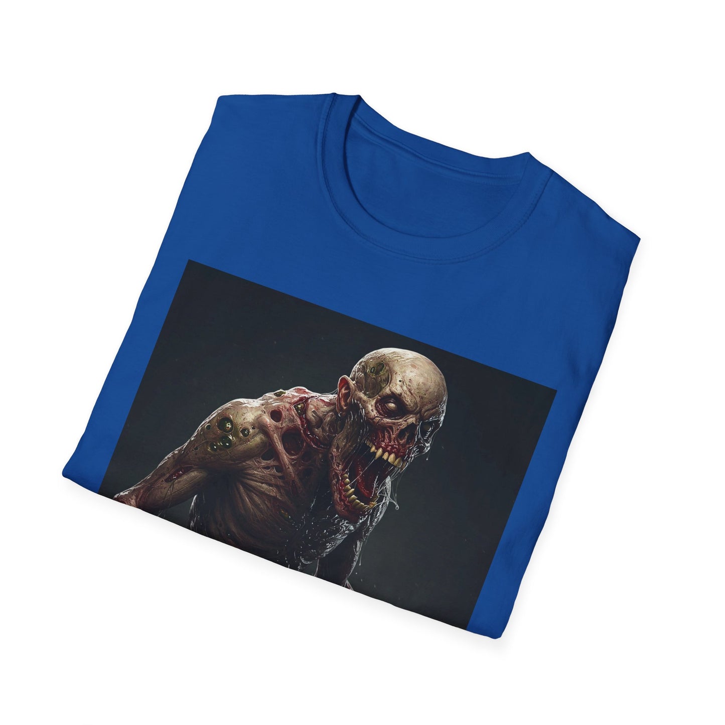 Apocalyptic Portrait Tee, bold, decaying zombie graphic