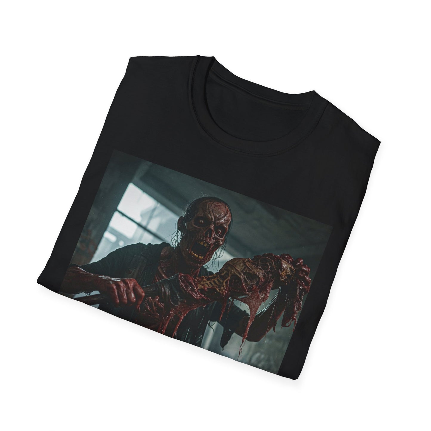 Creepy Zombie Graphic Unisex T-Shirt - Perfect for Halloween & Horror Fans