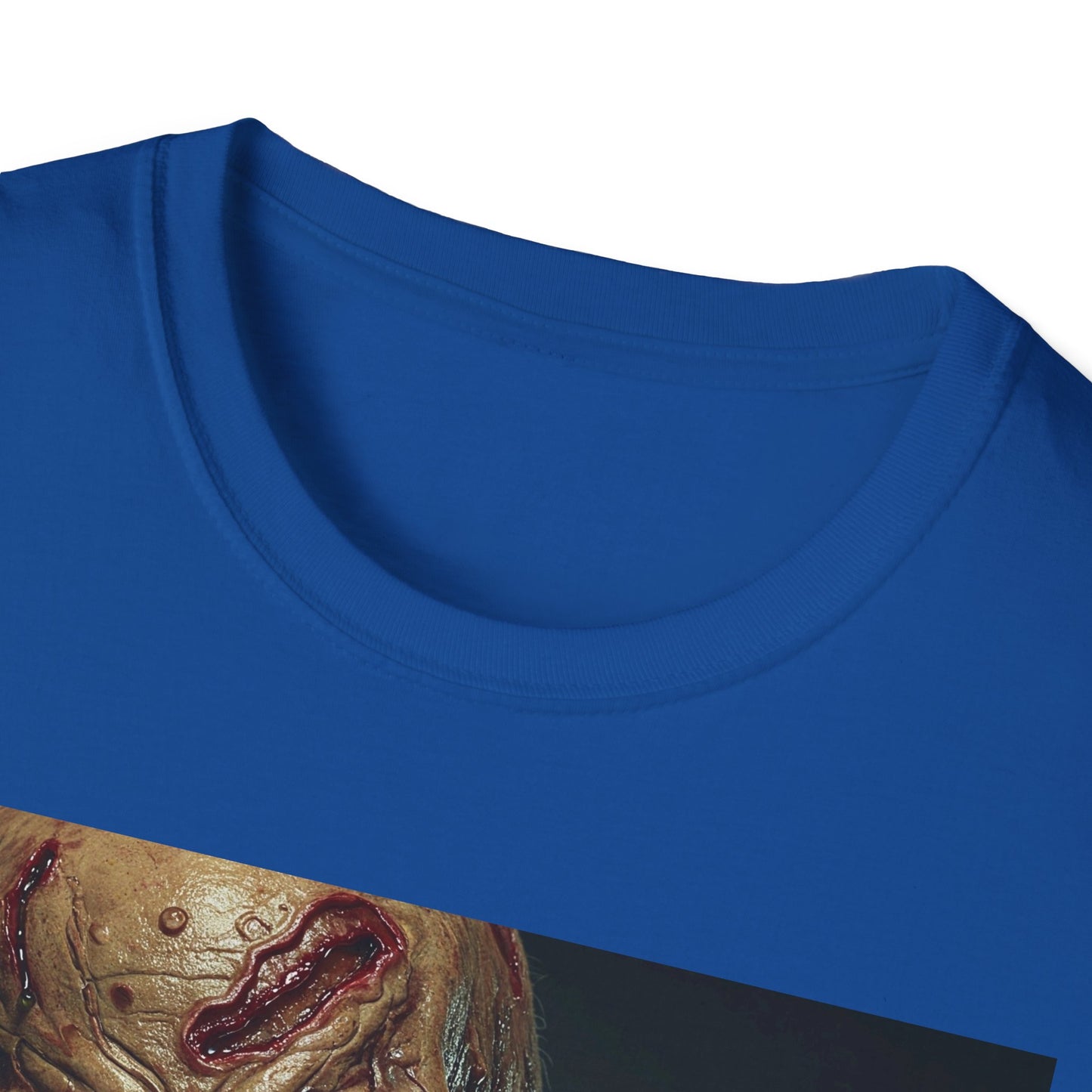 Apocalyptic Portrait Tee, bold, decaying zombie graphic