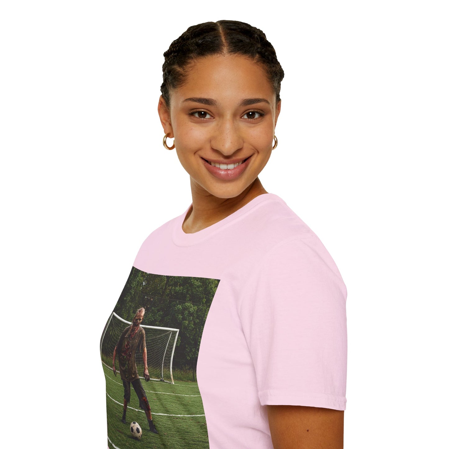 Soccer Themed Unisex Softstyle T-Shirt - Perfect for Sports Lovers