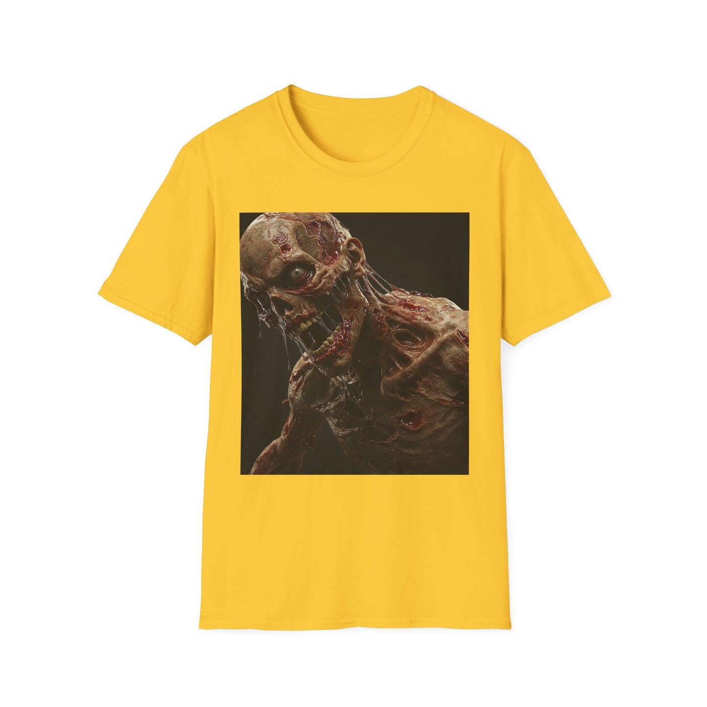 Zombie Art Unisex Softstyle T-Shirt - Graphic Horror Tee