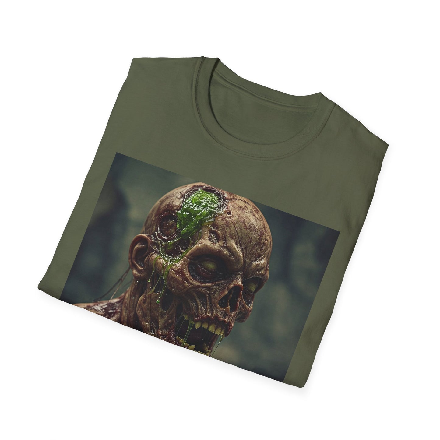 Unisex Softstyle T-Shirt - Skeletal Creepy Art Design