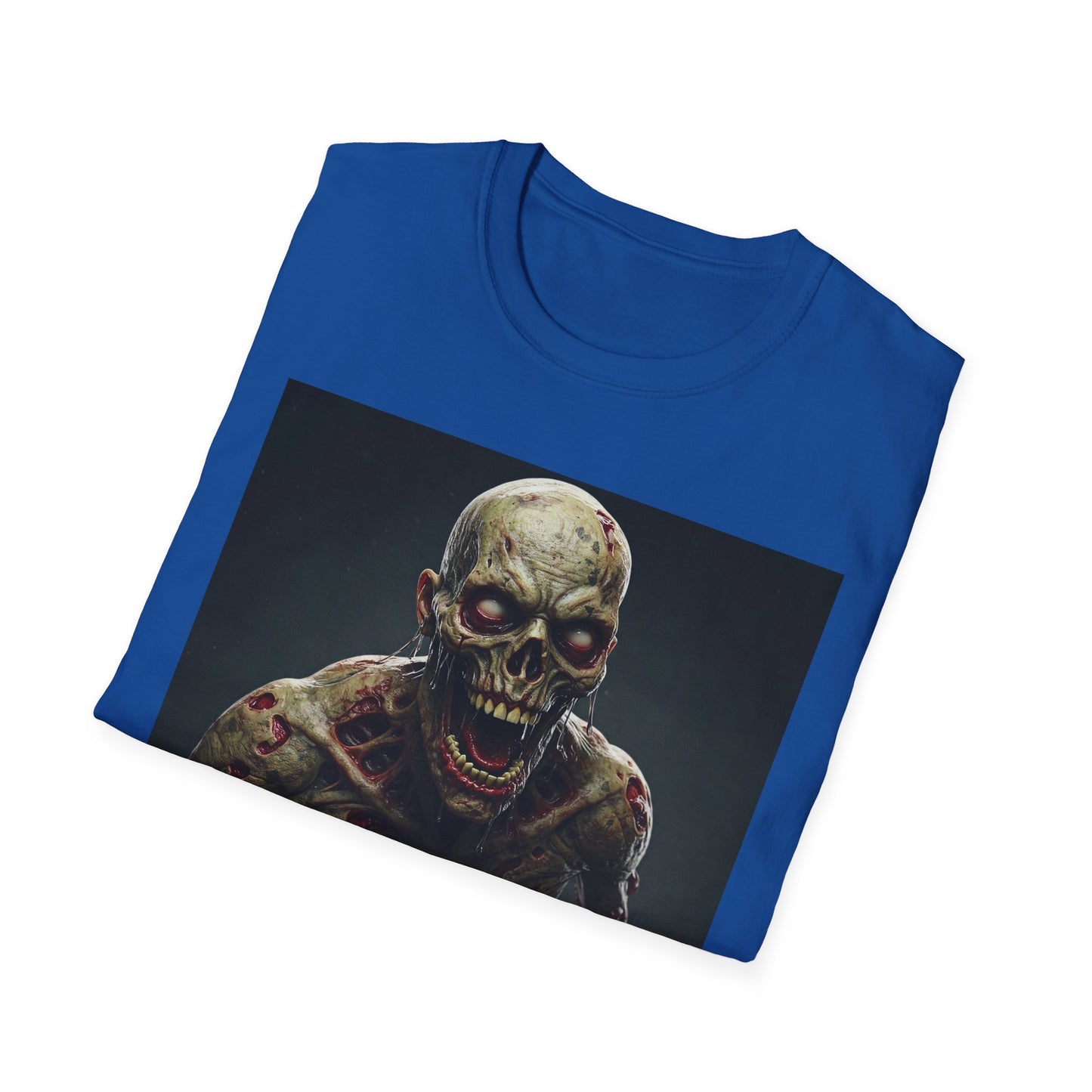 Apocalyptic Portrait Tee, bold, decaying zombie graphic