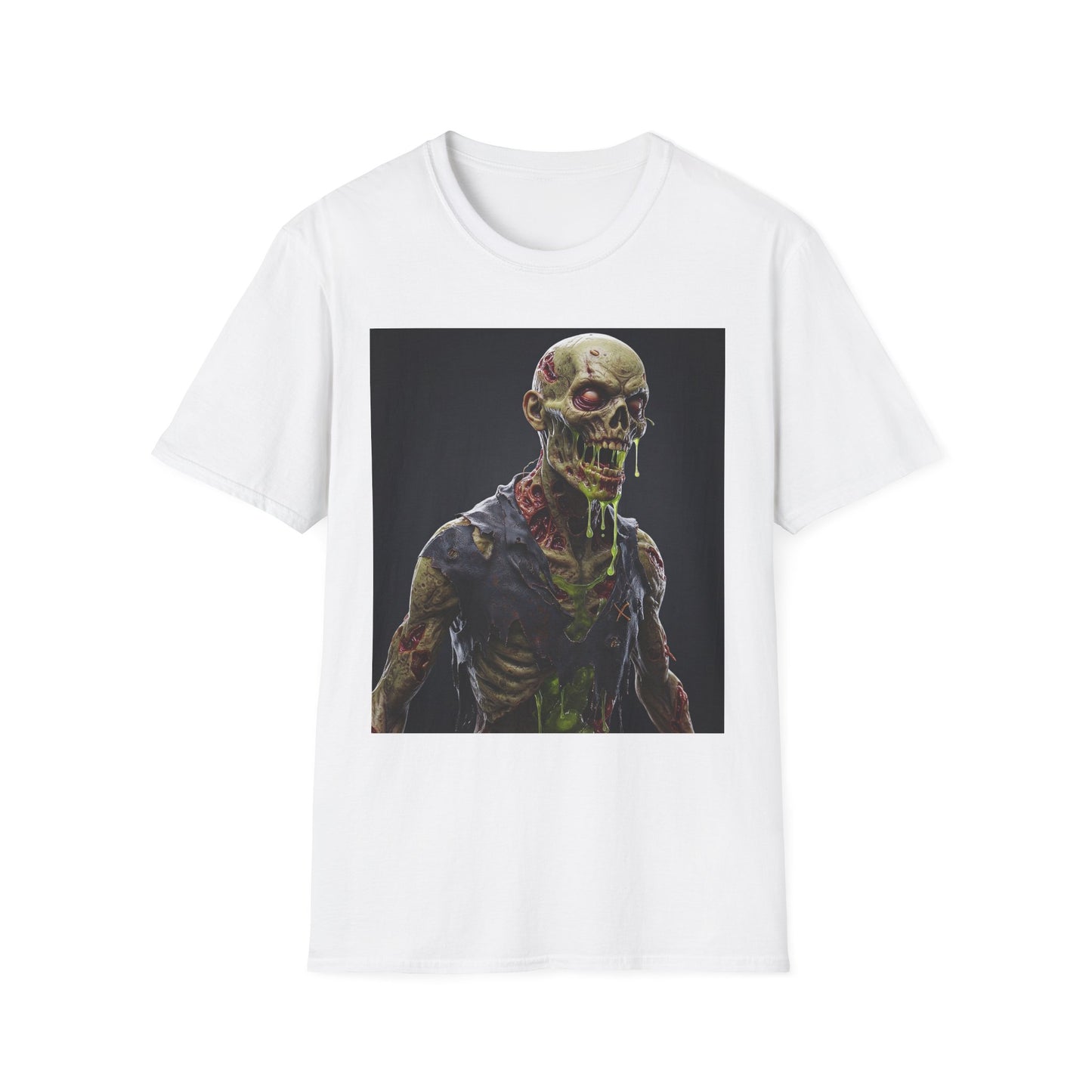 Zombie Apocalypse Unisex Softstyle T-Shirt - Perfect for Halloween and Horror Fans