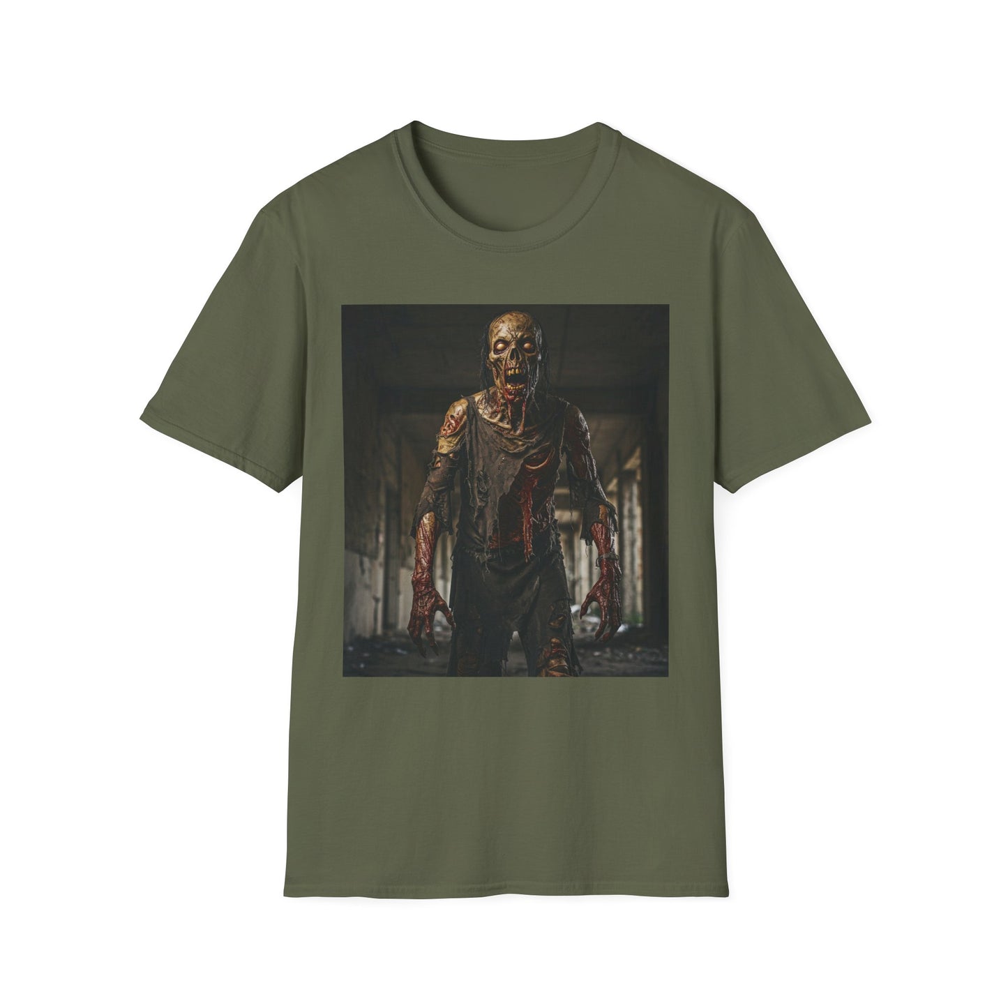 Apocalyptic Portrait Tee: A Vision of Decay