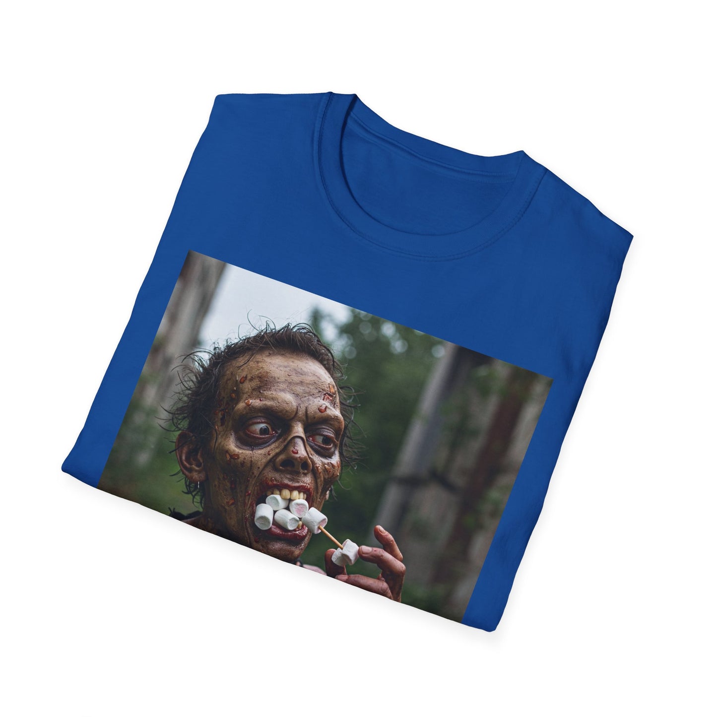 Apocalyptic Portrait Tee, bold, decaying zombie graphic