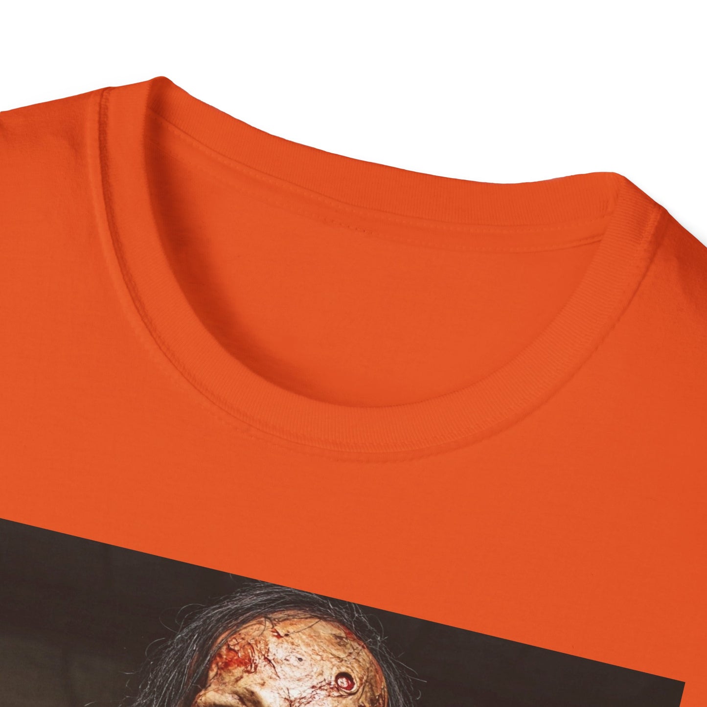 Apocalyptic Portrait Tee, bold, decaying zombie graphic