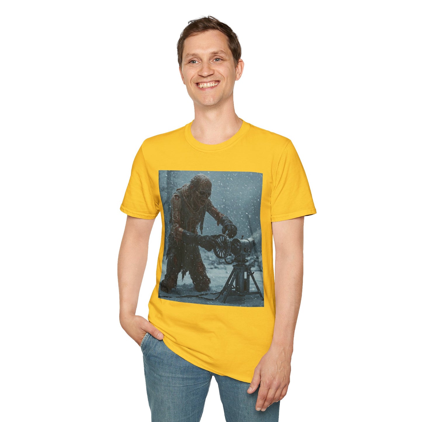 Unisex Softstyle T-Shirt | Snowy Scene Fan Tee