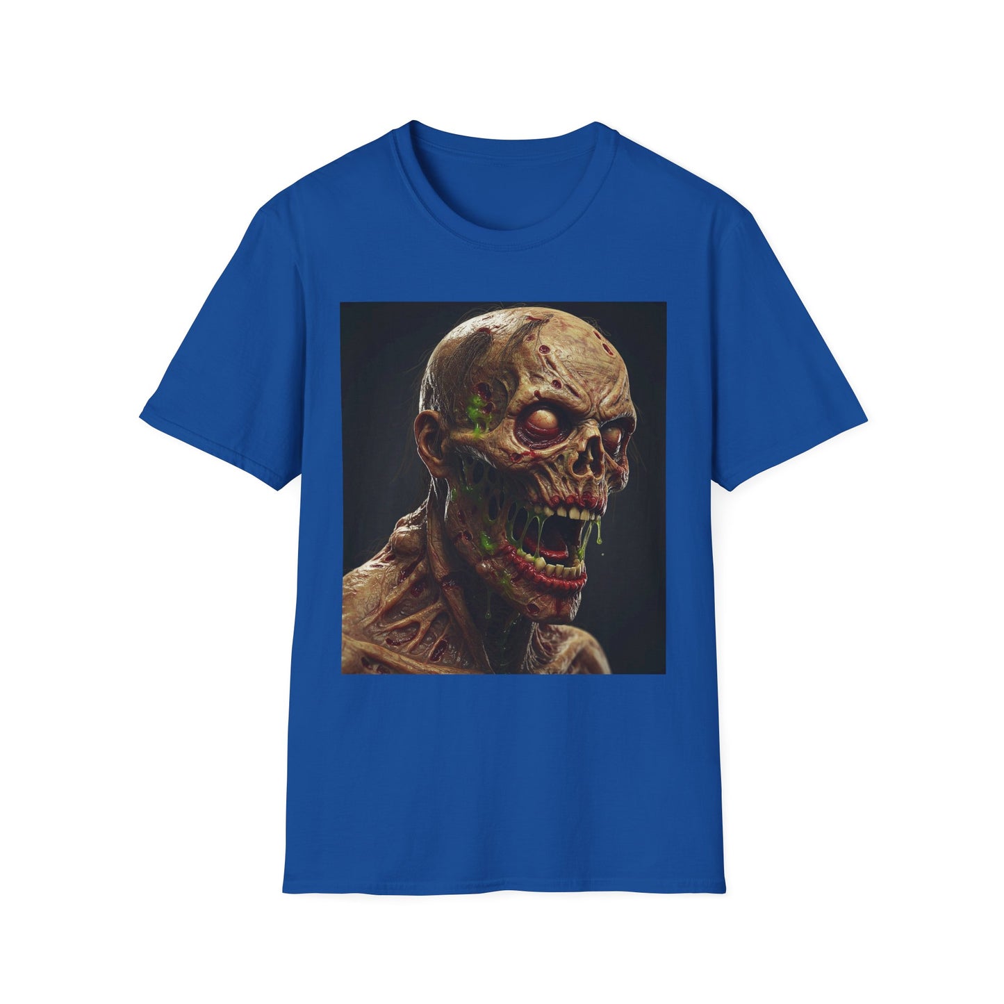 Creepy Skeleton Graphic T-Shirt - Unisex Softstyle Horror Tee