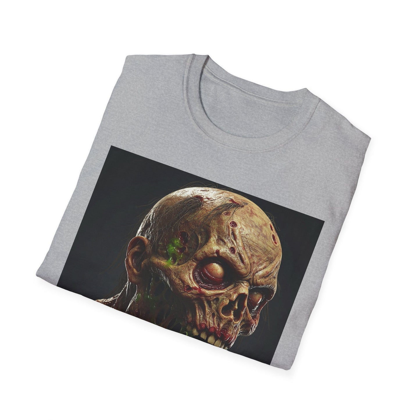 Creepy Skeleton Graphic T-Shirt - Unisex Softstyle Horror Tee