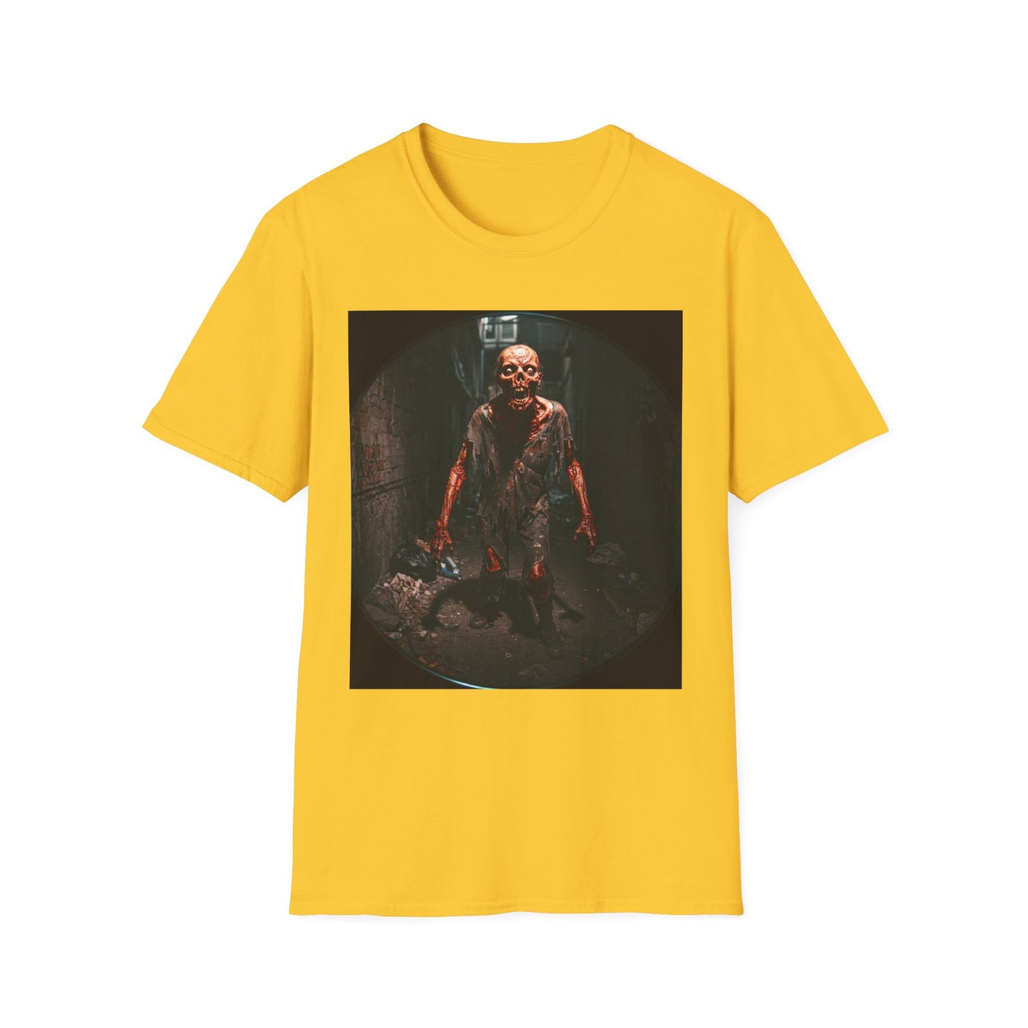 Apocalyptic Portrait Tee: A Vision of Decay