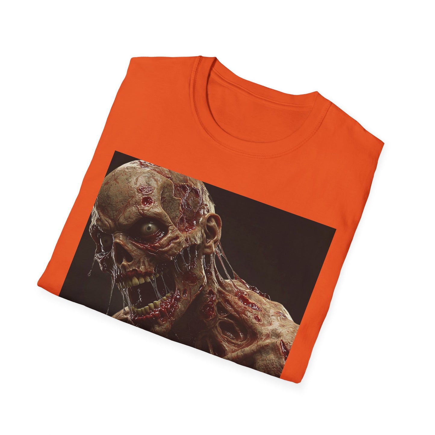 Zombie Art Unisex Softstyle T-Shirt - Graphic Horror Tee