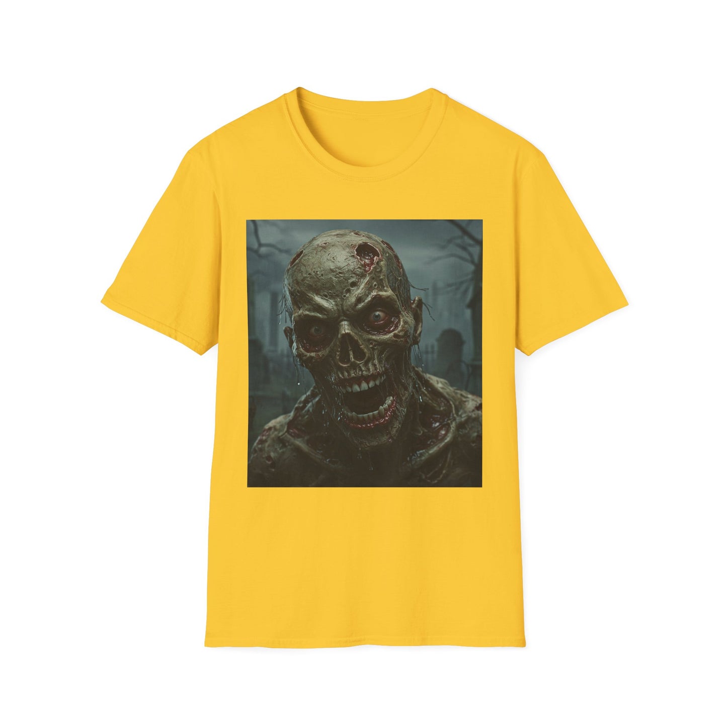 Apocalyptic Portrait Tee: A Vision of Decay