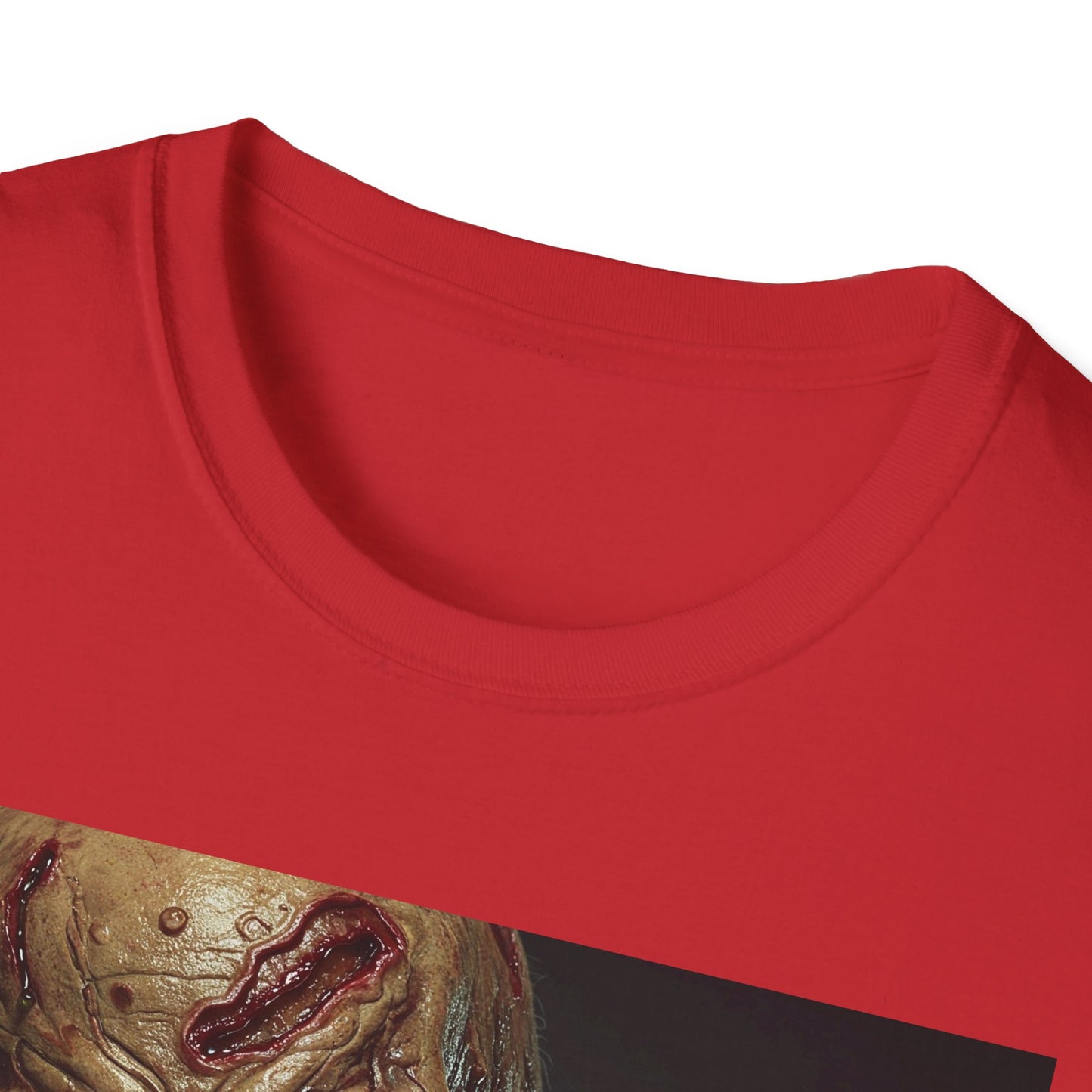 Apocalyptic Portrait Tee, bold, decaying zombie graphic