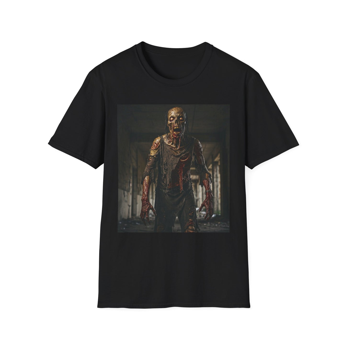 Apocalyptic Portrait Tee: A Vision of Decay