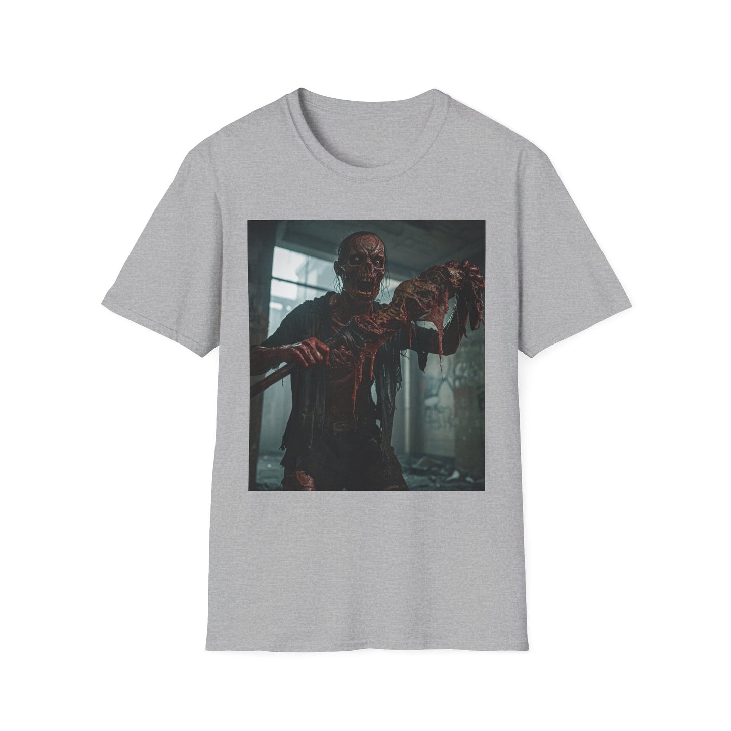 Creepy Zombie Graphic Unisex T-Shirt - Perfect for Halloween & Horror Fans