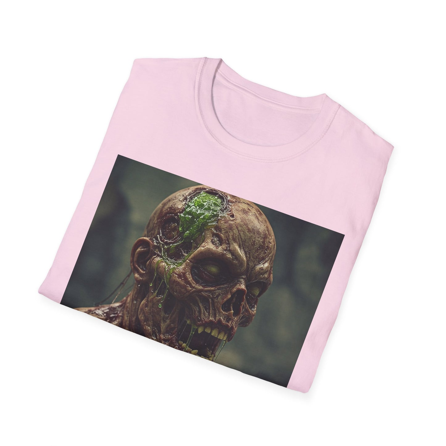 Unisex Softstyle T-Shirt - Skeletal Creepy Art Design