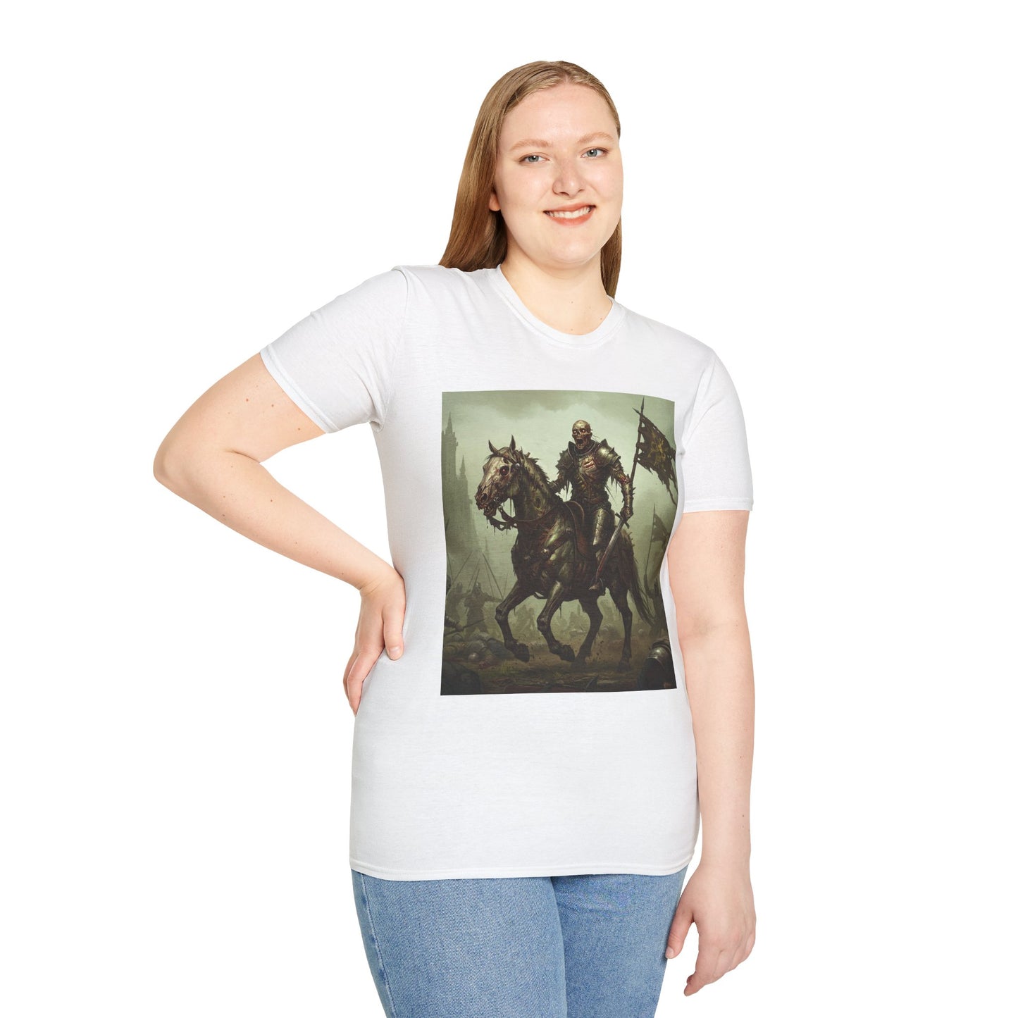 Epic Knight Riding T-Shirt - Unisex Fantasy Graphic Tee