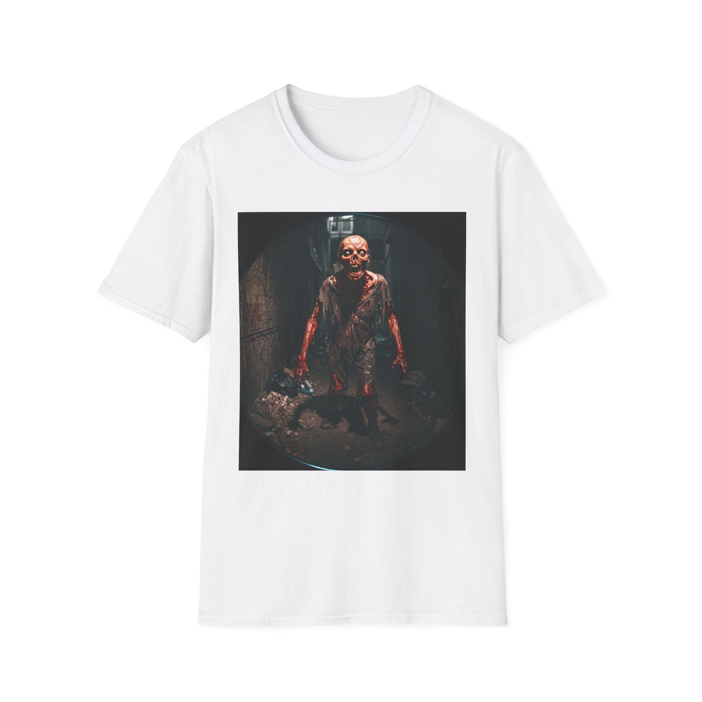 Apocalyptic Portrait Tee: A Vision of Decay