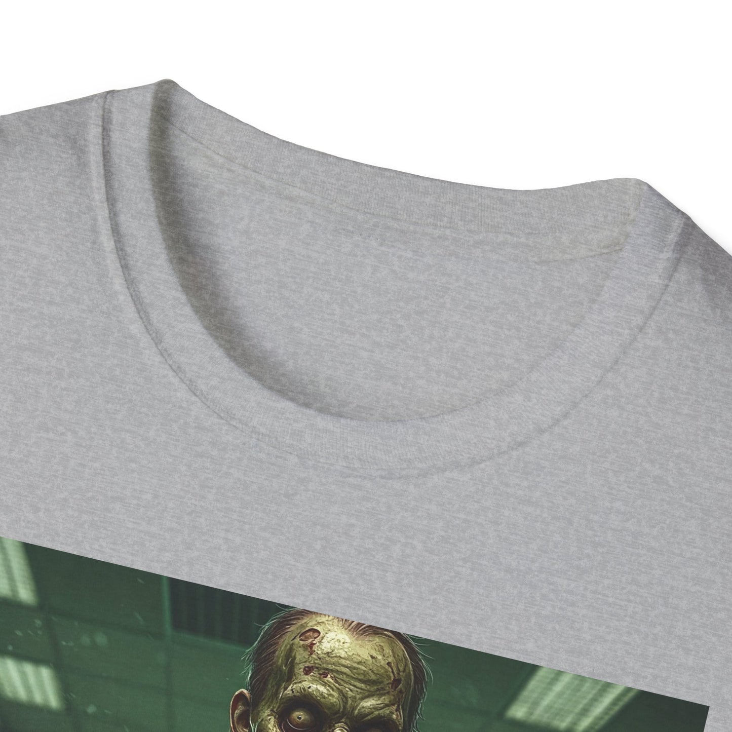 Zombie Office Horror Unisex Softstyle T-Shirt