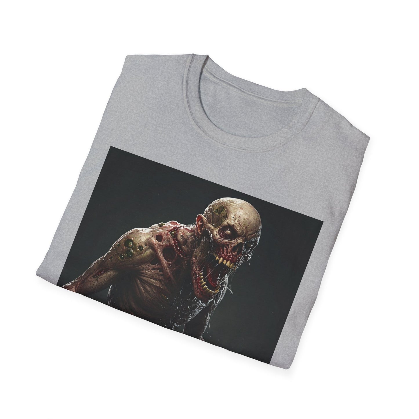 Creepy Horror Apocalyptic Portrait Tee: A Vision of Decay