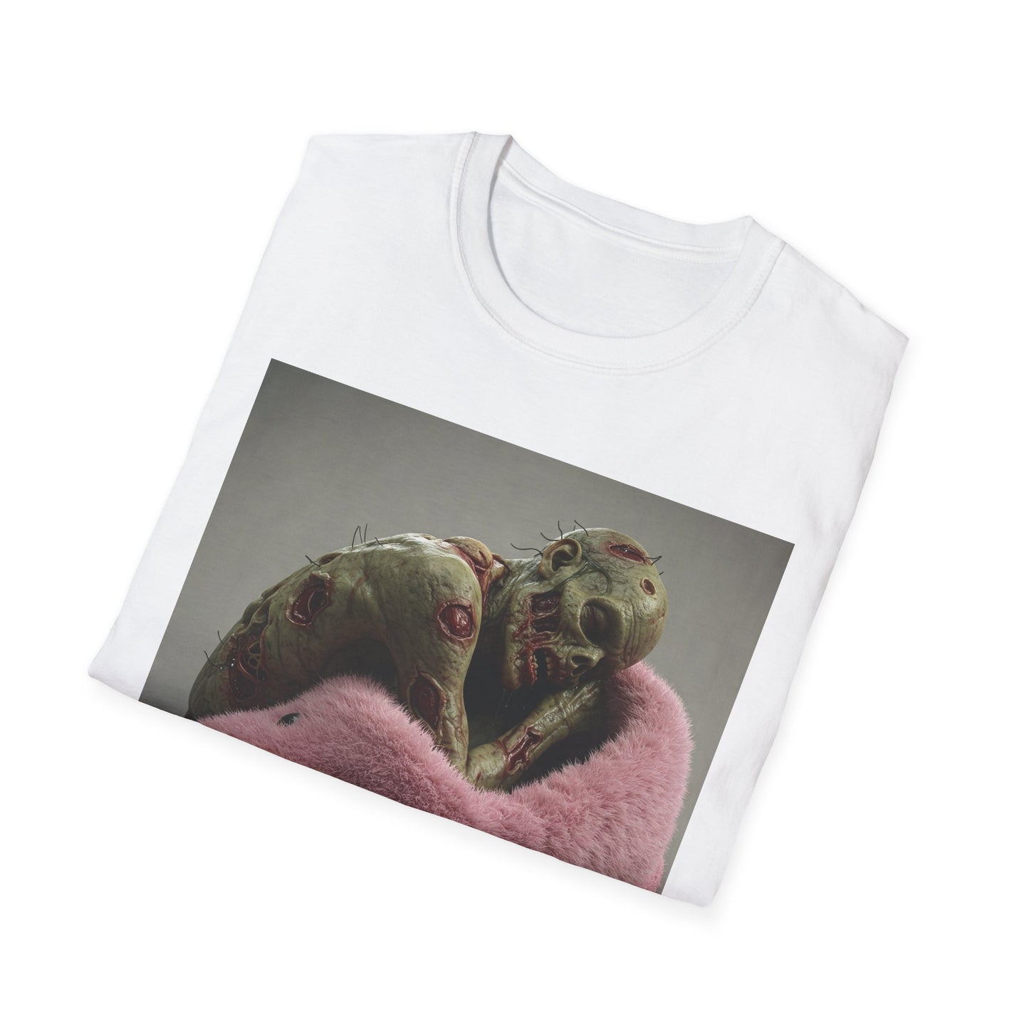 Apocalyptic Portrait Tee, bold, decaying zombie graphic