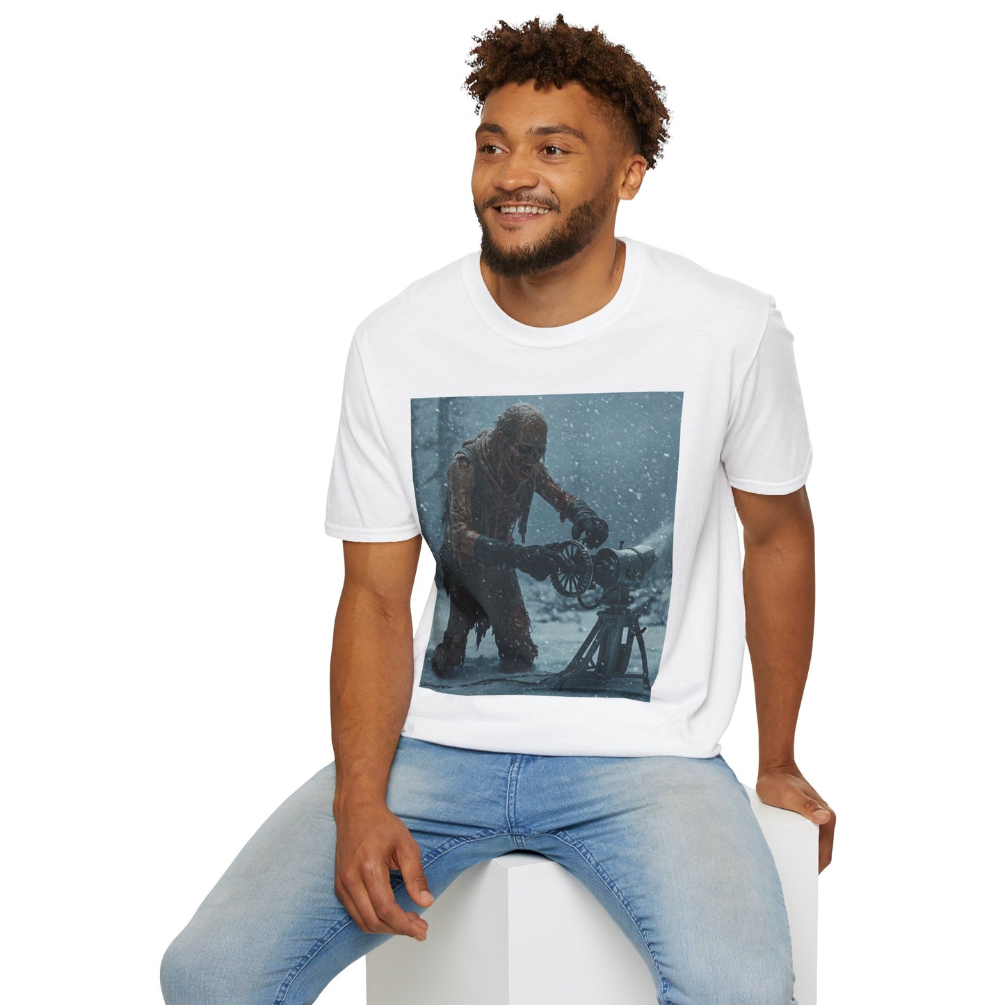 Unisex Softstyle T-Shirt | Snowy Scene Fan Tee