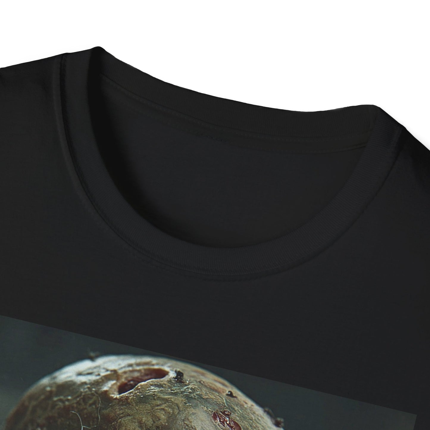 Apocalyptic Portrait Tee, bold, decaying zombie graphic