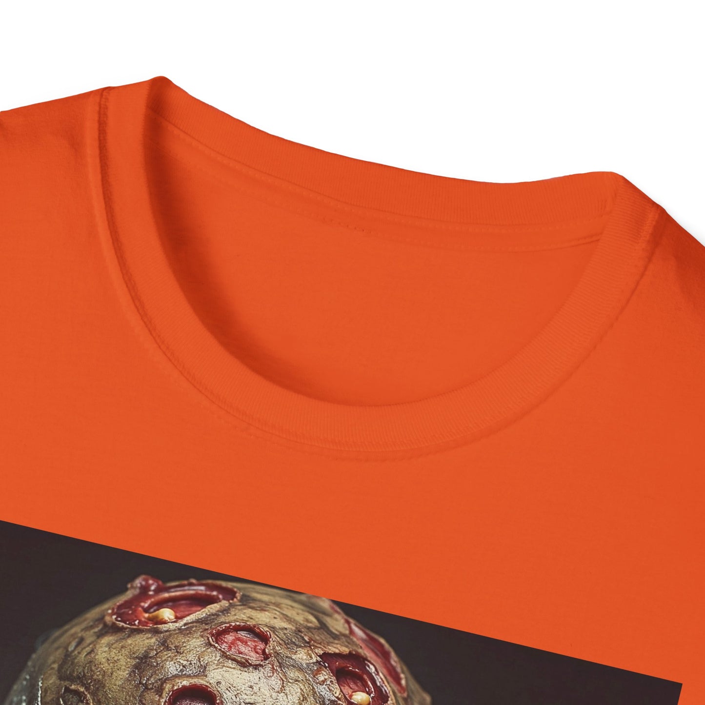 Apocalyptic Portrait Tee, bold, decaying zombie graphic