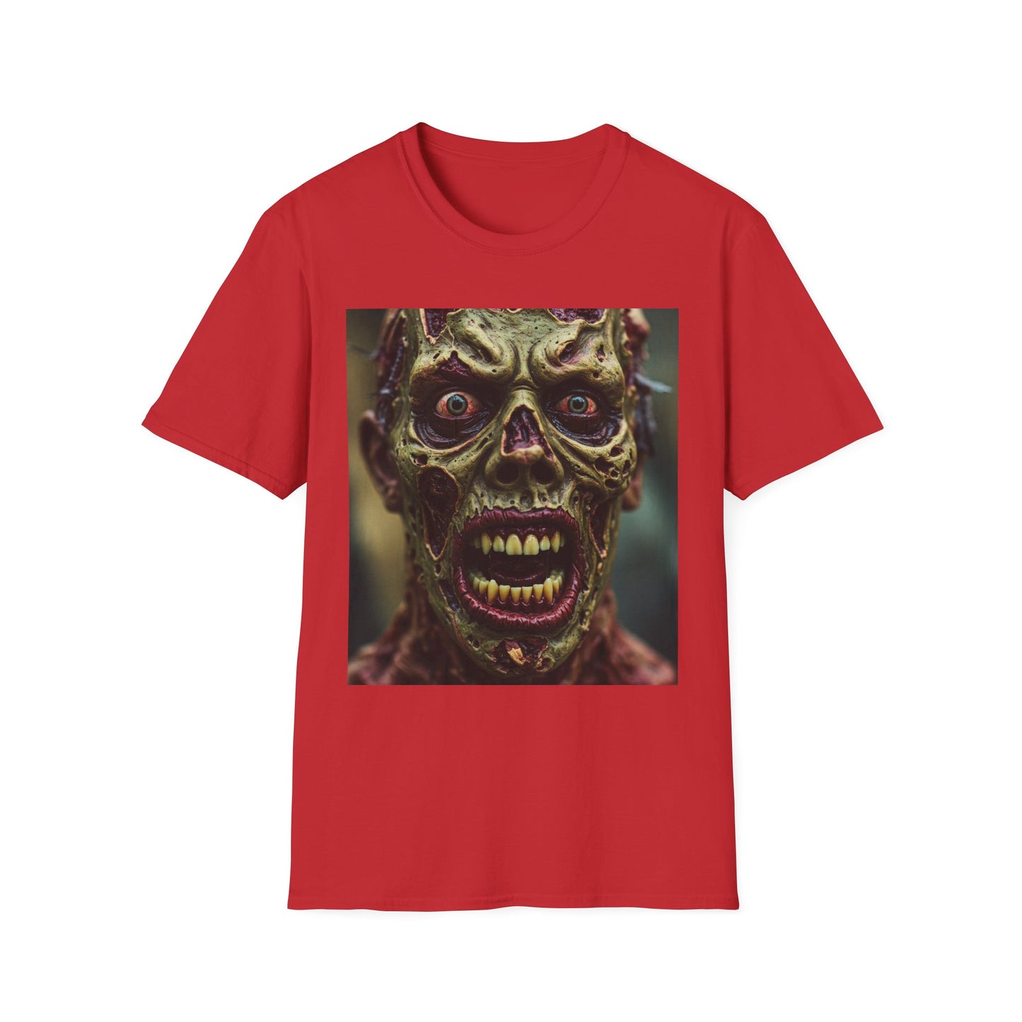 Apocalyptic Portrait Tee, bold, decaying zombie graphic