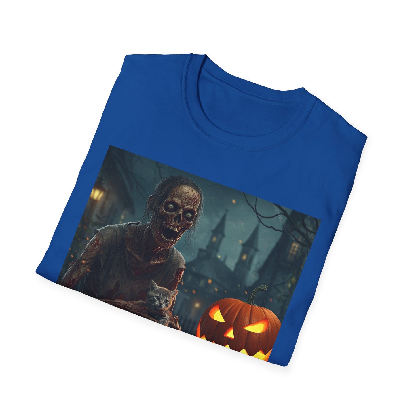 Apocalyptic Portrait Tee, bold, decaying zombie graphic