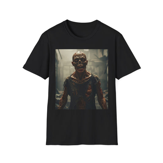 Apocalyptic Portrait Tee: A Vision of Decay