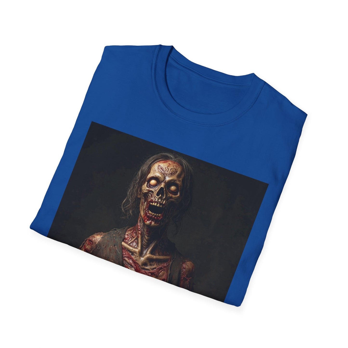 Apocalyptic Portrait Tee, bold, decaying zombie graphic