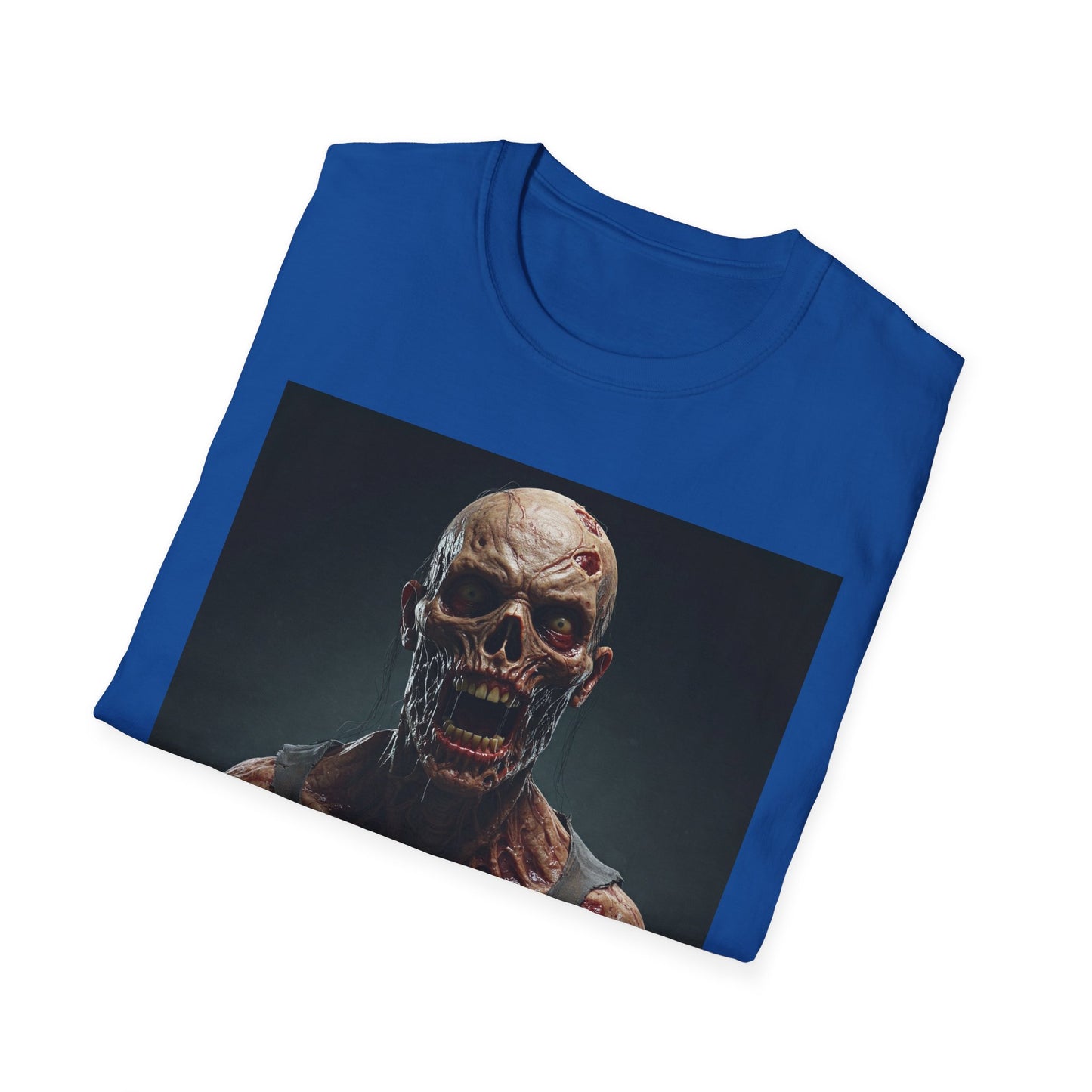 Apocalyptic Portrait Tee, bold, decaying zombie graphic