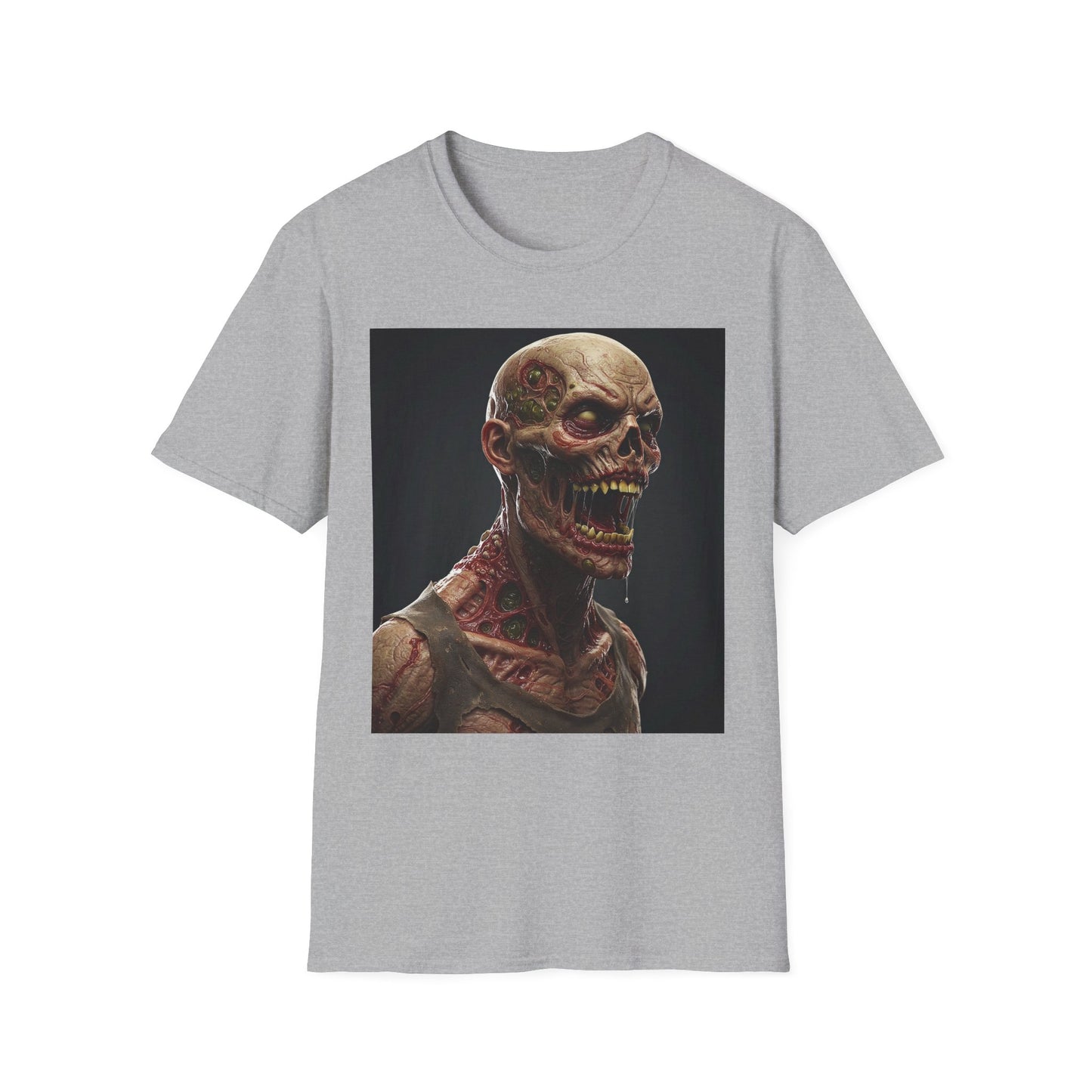 Zombie Graphic Unisex Softstyle T-Shirt | Horror Movie Fan Apparel