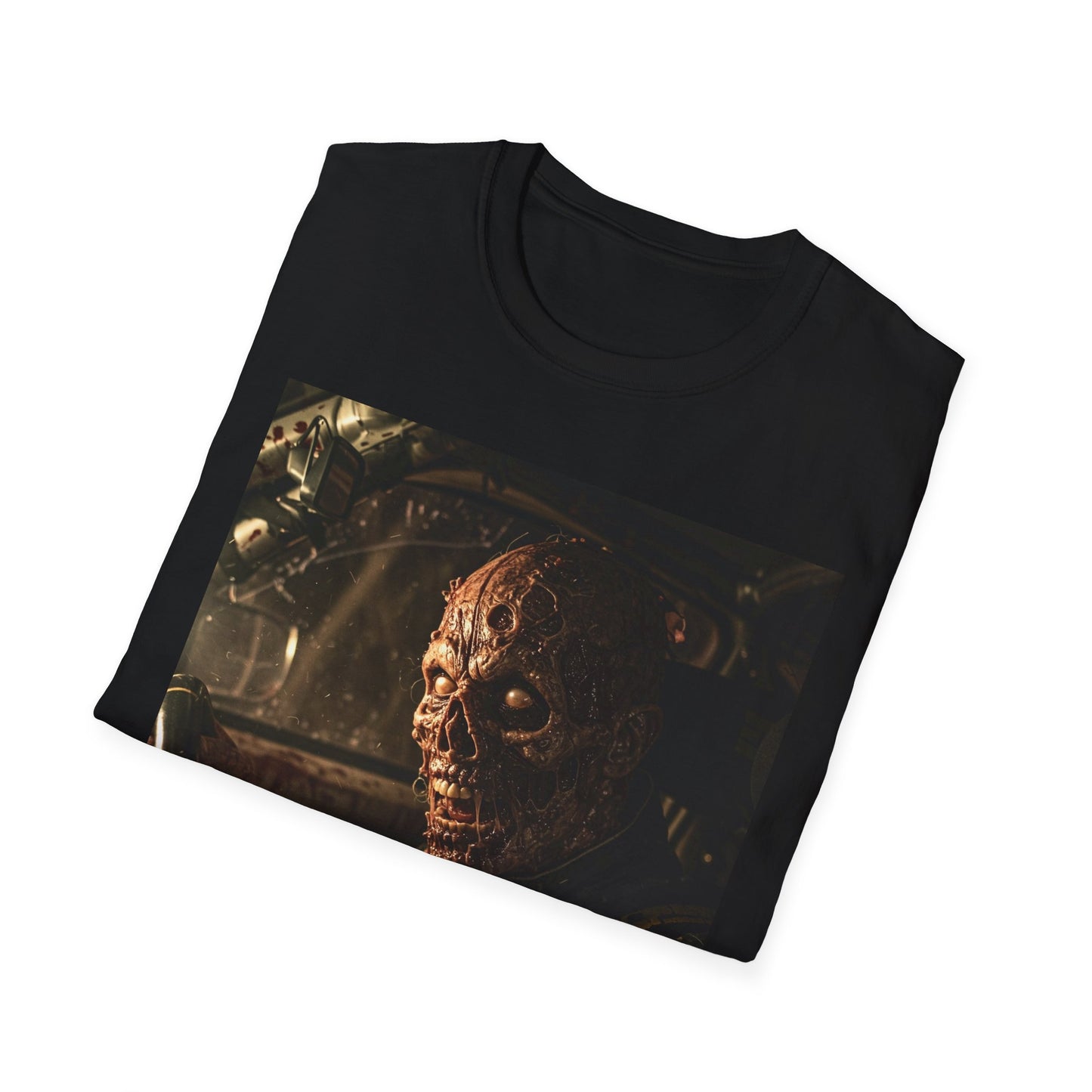 Horror-Inspired Unisex Softstyle T-Shirt - Perfect for Halloween and Movie Buffs