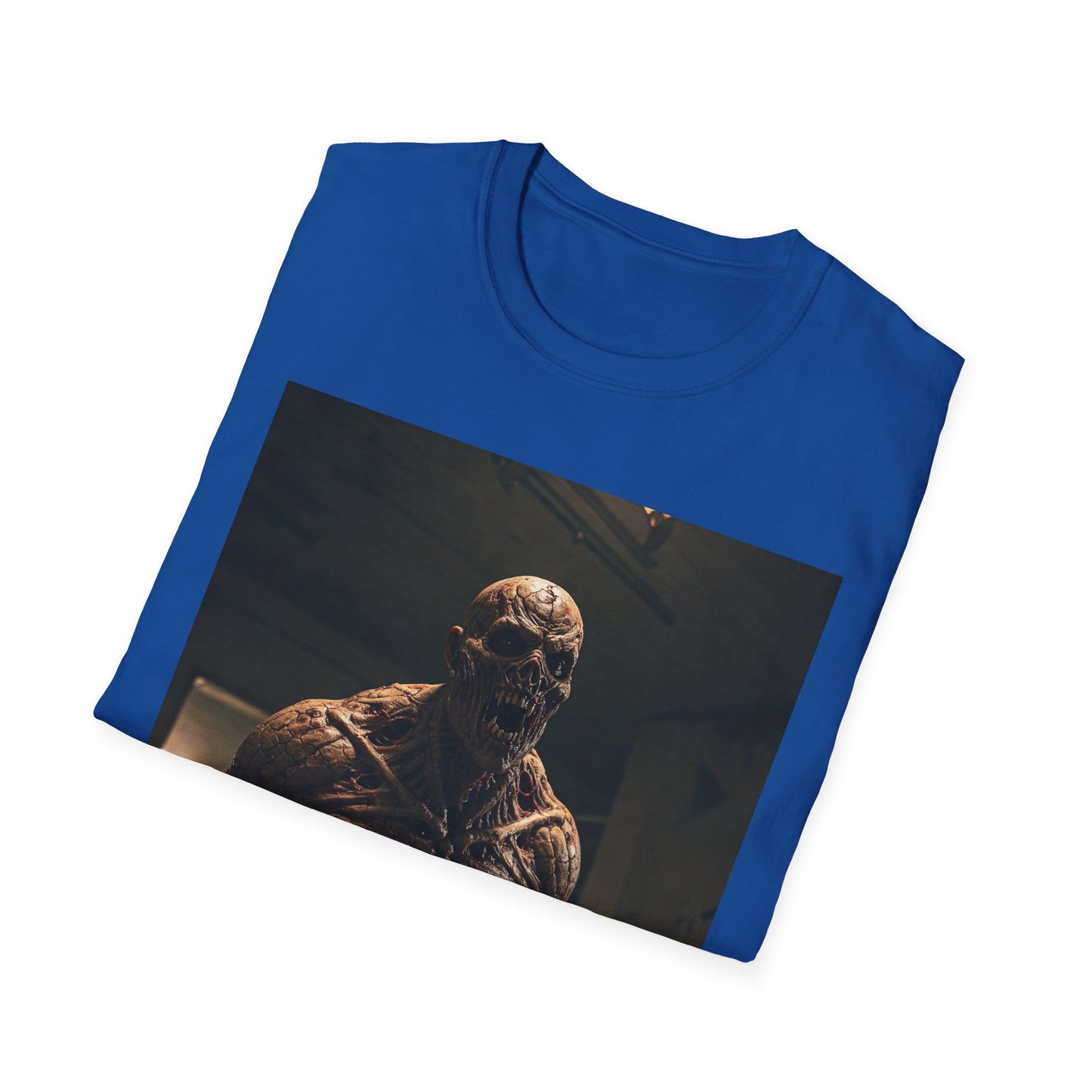 Apocalyptic Portrait Tee, bold, decaying zombie graphic