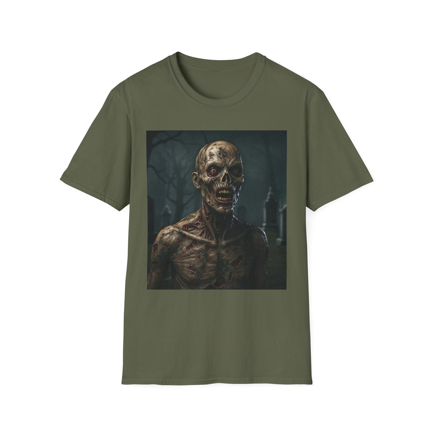 Apocalyptic Portrait Tee: A Vision of Decay